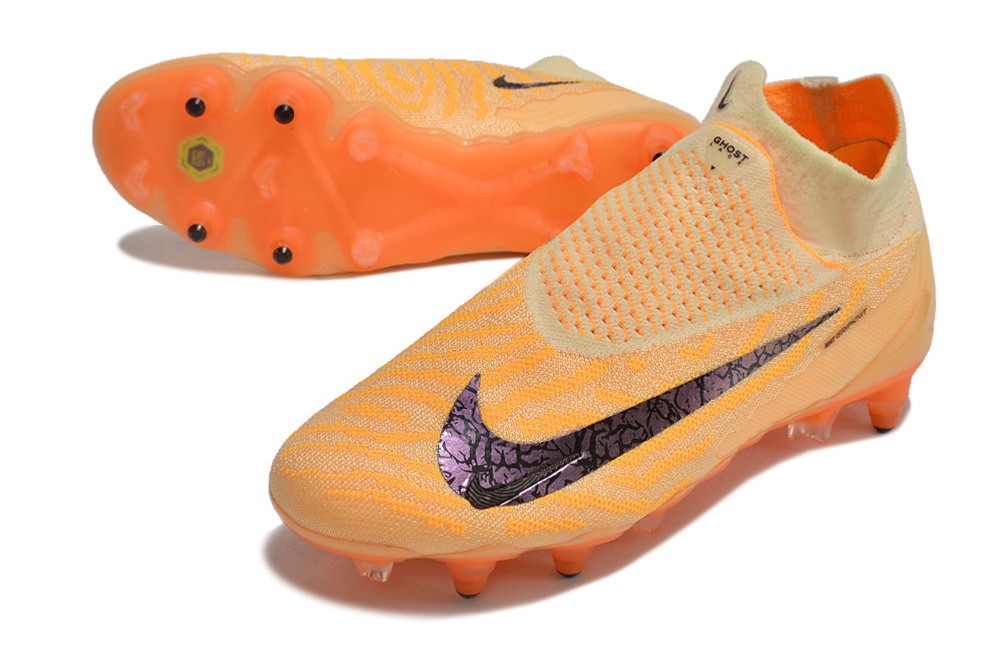 Nike GripKnit Phantom GX Elite DF SG-PRO Anti Clog Blaze - Citron Tint/Burgundy Crush