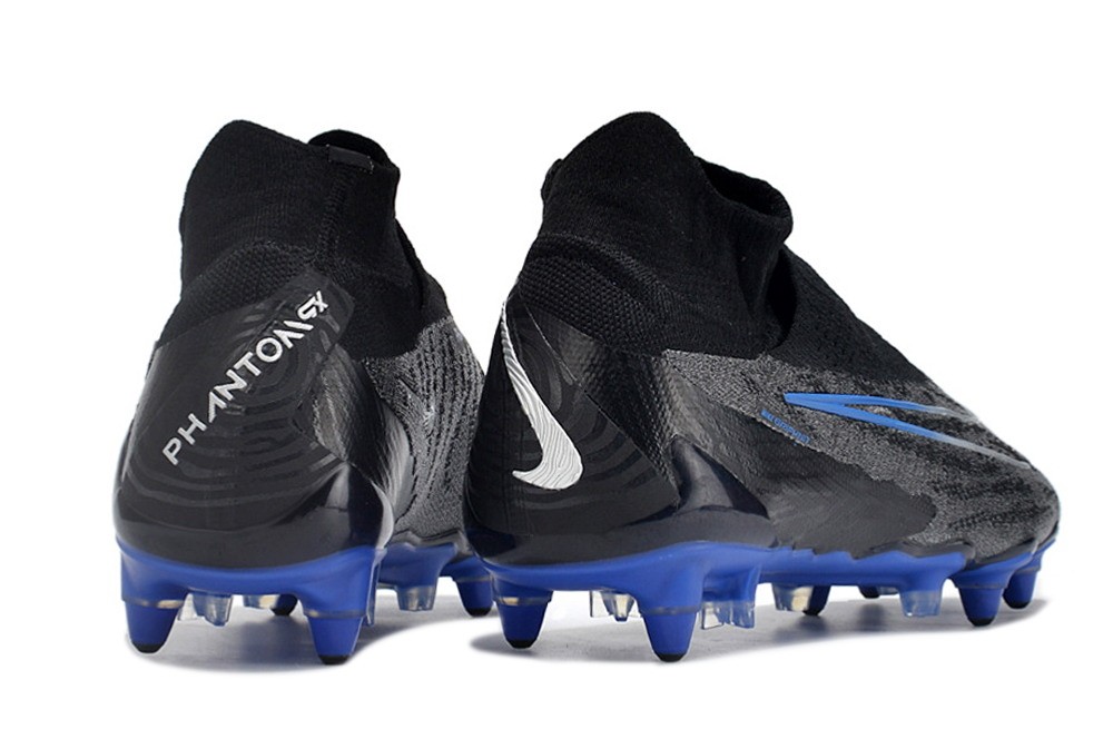Nike Gripknit Phantom GX Elite DF SG-PRO Anti Clog Shadow - Black/Royal Blue