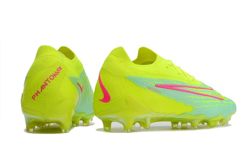 Nike Gripknit Phantom GX Elite Low FG Custom - Volt/Green
