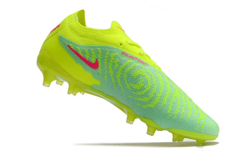 Nike Gripknit Phantom GX Elite Low FG Custom - Volt/Green