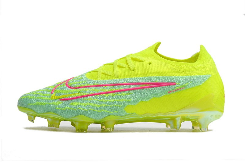 Nike Gripknit Phantom GX Elite Low FG Custom - Volt/Green