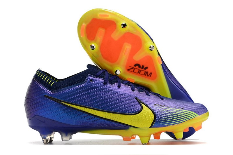 Nike Men's Zoom Mercurial Vapor 15 Elite SG-PRO Anti-Clog - Blue/Yellow