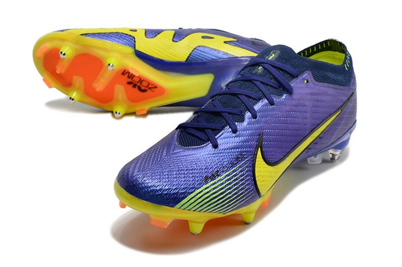 Nike Men's Zoom Mercurial Vapor 15 Elite SG-PRO Anti-Clog - Blue/Yellow