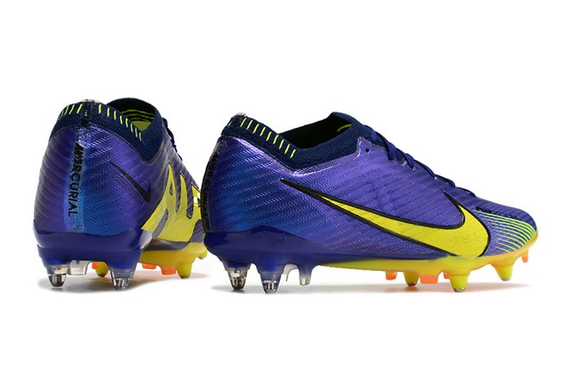 Nike Men's Zoom Mercurial Vapor 15 Elite SG-PRO Anti-Clog - Blue/Yellow