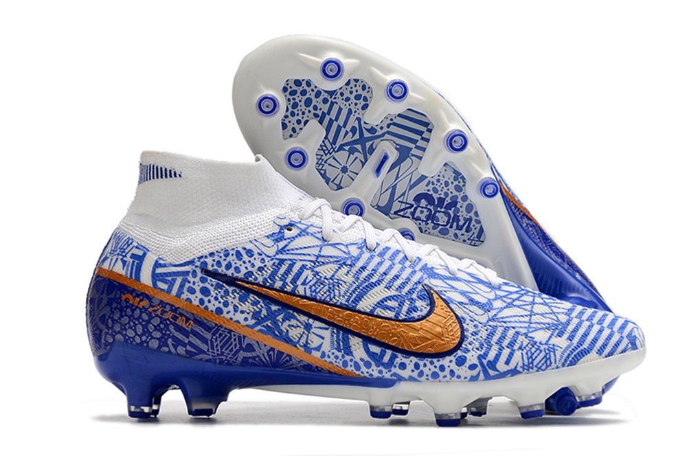 Nike Zoom Mercurial Superfly 9 Elite CR7 AG - Blue/White