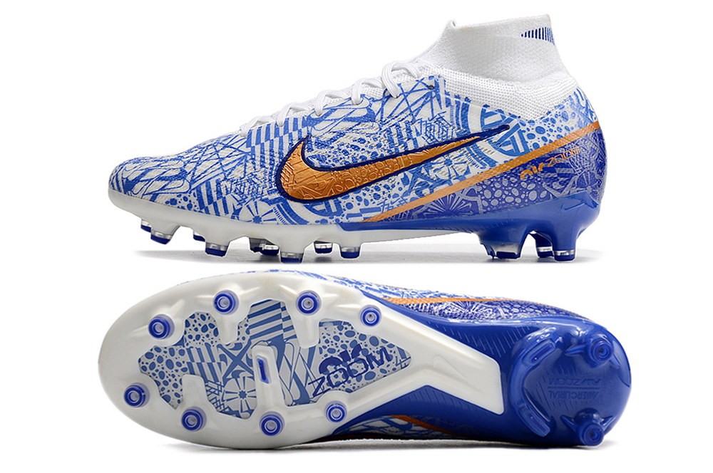 Nike Zoom Mercurial Superfly 9 Elite CR7 AG - Blue/White