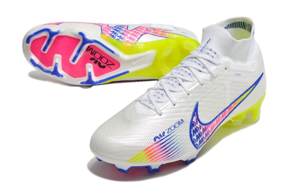 Nike Air Zoom Mercurial Superfly 9 Elite FG 'Rainbow' - White/Multicolor