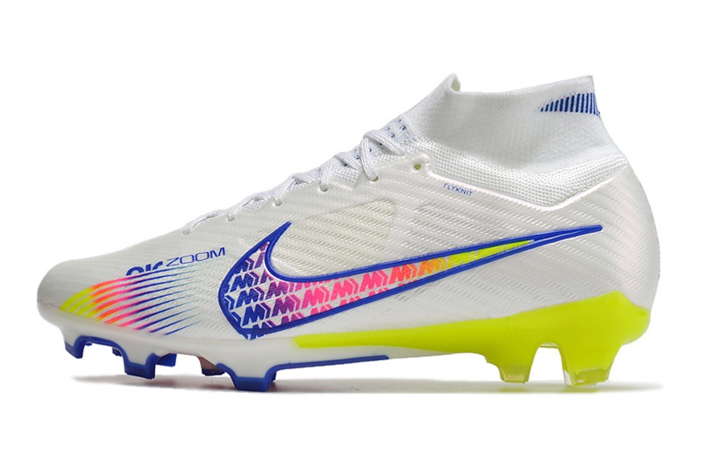 Nike Air Zoom Mercurial Superfly 9 Elite FG 'Rainbow' - White/Multicolor