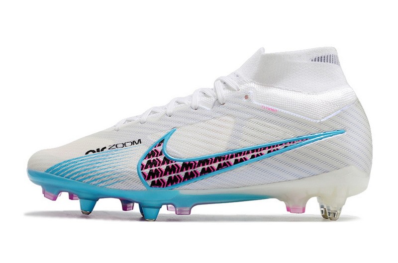 Nike Air Zoom Mercurial Superfly 9 Elite SG-PRO Anti-Clog Blast - White/Baltic Blue/Pink Blast