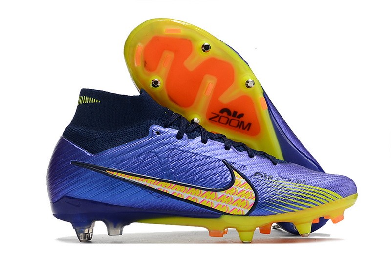 Nike Air Zoom Mercurial Superfly 9 Elite SG-PRO Anti-Clog - Blue/Yellow