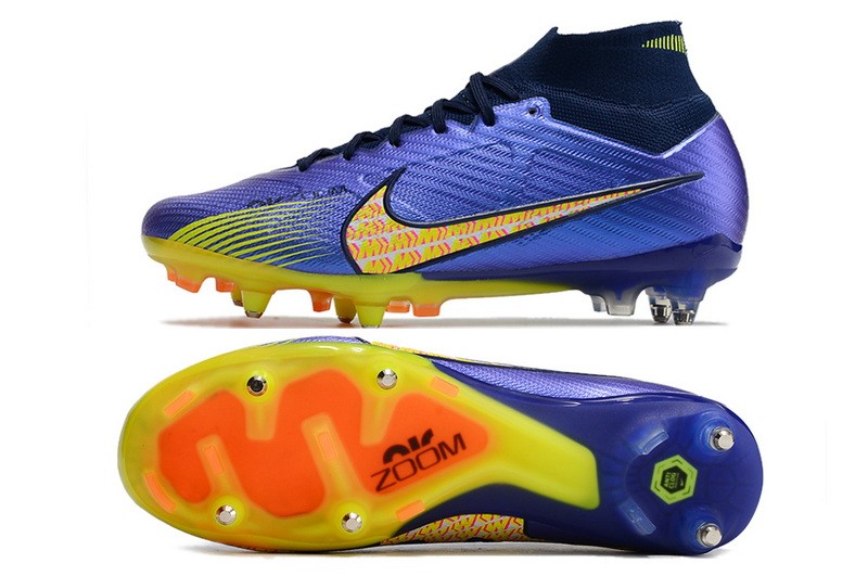 Nike Air Zoom Mercurial Superfly 9 Elite SG-PRO Anti-Clog - Blue/Yellow