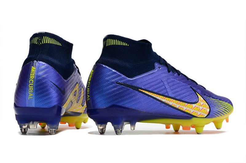 Nike Air Zoom Mercurial Superfly 9 Elite SG-PRO Anti-Clog - Blue/Yellow