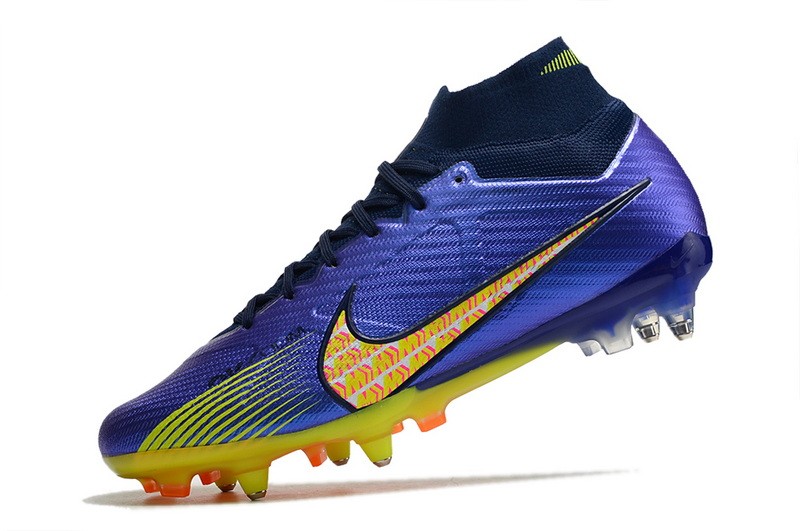 Nike Air Zoom Mercurial Superfly 9 Elite SG-PRO Anti-Clog - Blue/Yellow