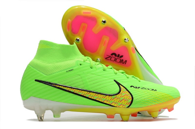 Nike Air Zoom Mercurial Superfly 9 Elite SG-PRO Anti-Clog - Green/Volt