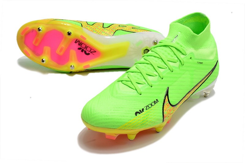 Nike Air Zoom Mercurial Superfly 9 Elite SG-PRO Anti-Clog - Green/Volt
