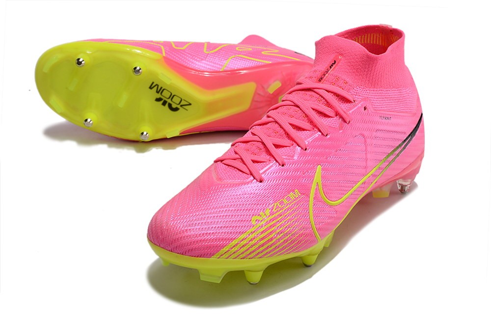 Nike Zoom Mercurial Superfly 9 Elite SG Pro Anti Clog Luminous Pack - Pink/Volt