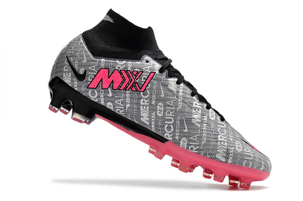 Nike Zoom Mercurial Superfly 9 Elite XXV AG - Silver/Pink