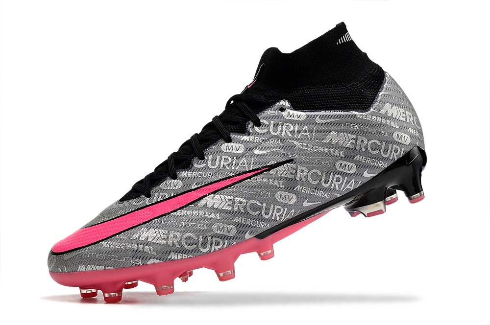 Nike Zoom Mercurial Superfly 9 Elite XXV AG - Silver/Pink
