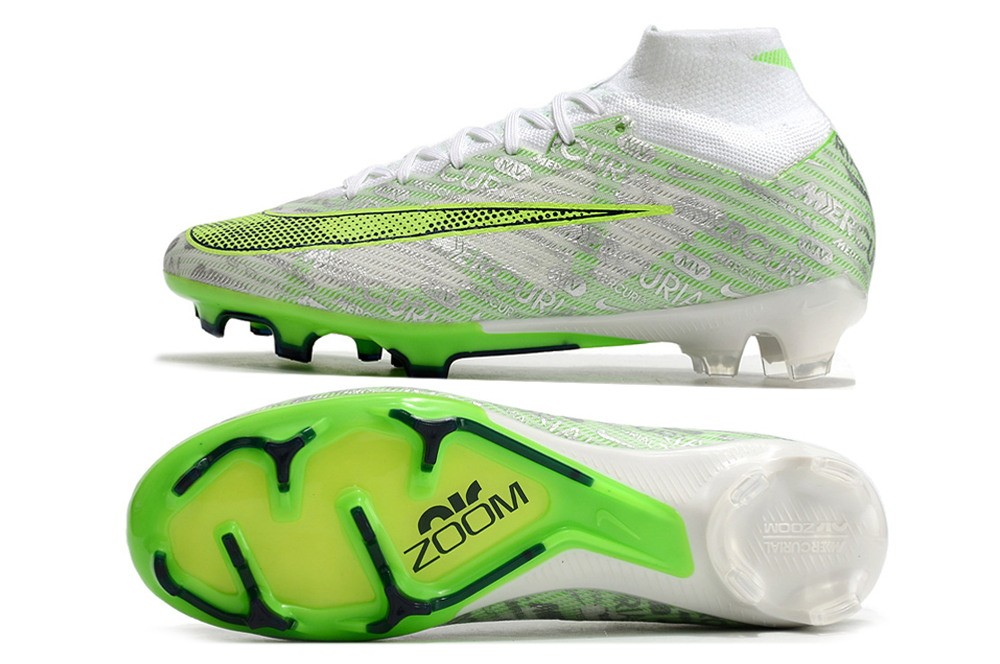 Nike Zoom Mercurial Superfly 9 Elite XXV FG - Green/White/Volt