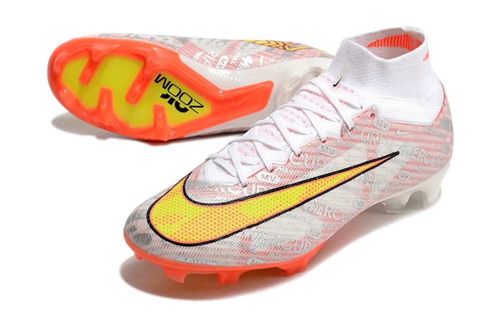 Nike Zoom Mercurial Superfly 9 Elite XXV FG - White/Orange/Red