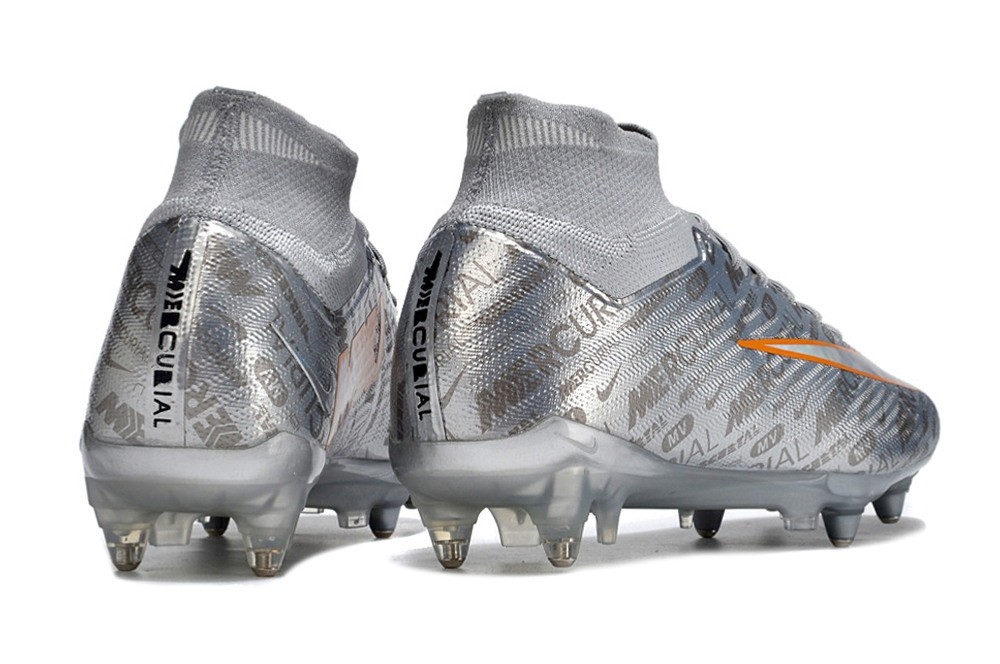 Nike Zoom Mercurial Superfly 9 Elite XXV SE SG Pro Anti Clog - Metallic Silver/Wolf Grey
