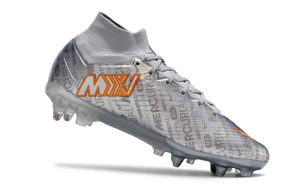 Nike Zoom Mercurial Superfly 9 Elite XXV SE SG Pro Anti Clog - Metallic Silver/Wolf Grey