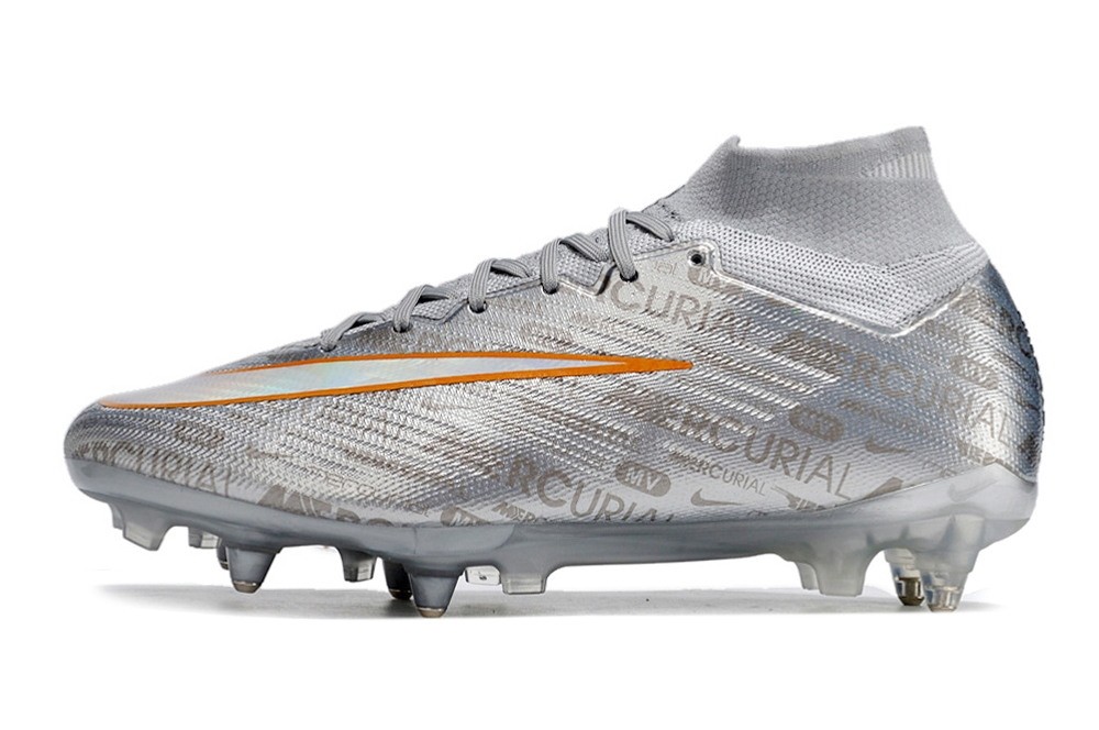 Nike Zoom Mercurial Superfly 9 Elite XXV SE SG Pro Anti Clog - Metallic Silver/Wolf Grey