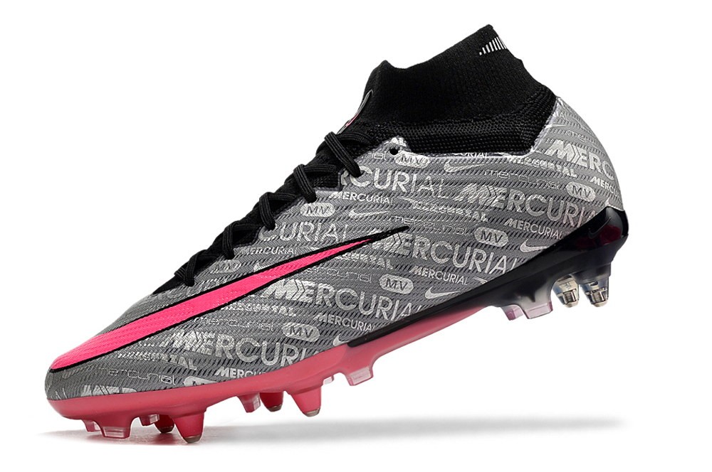 Nike Zoom Mercurial Superfly 9 Elite XXV SG Pro Anti Clog - Metallic Silver/Hyper Pink/Black