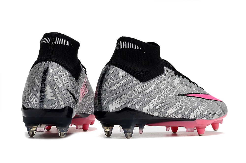 Nike Zoom Mercurial Superfly 9 Elite XXV SG Pro Anti Clog - Metallic Silver/Hyper Pink/Black