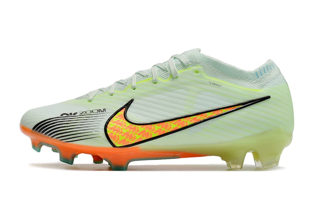 Nike Air Zoom Mercurial Vapor 15 Elite Fg Custom - Barely Green/Black/Orange