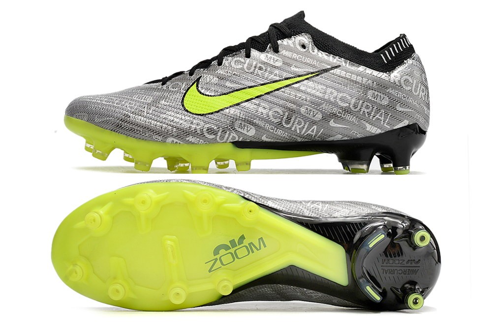 Nike Zoom Mercurial Vapor 15 Elite XXV AG - Metallic Silver/Volt