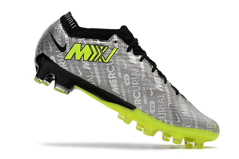 Nike Zoom Mercurial Vapor 15 Elite XXV AG - Metallic Silver/Volt