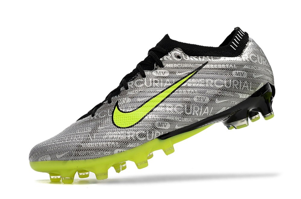 Nike Zoom Mercurial Vapor 15 Elite XXV AG - Metallic Silver/Volt