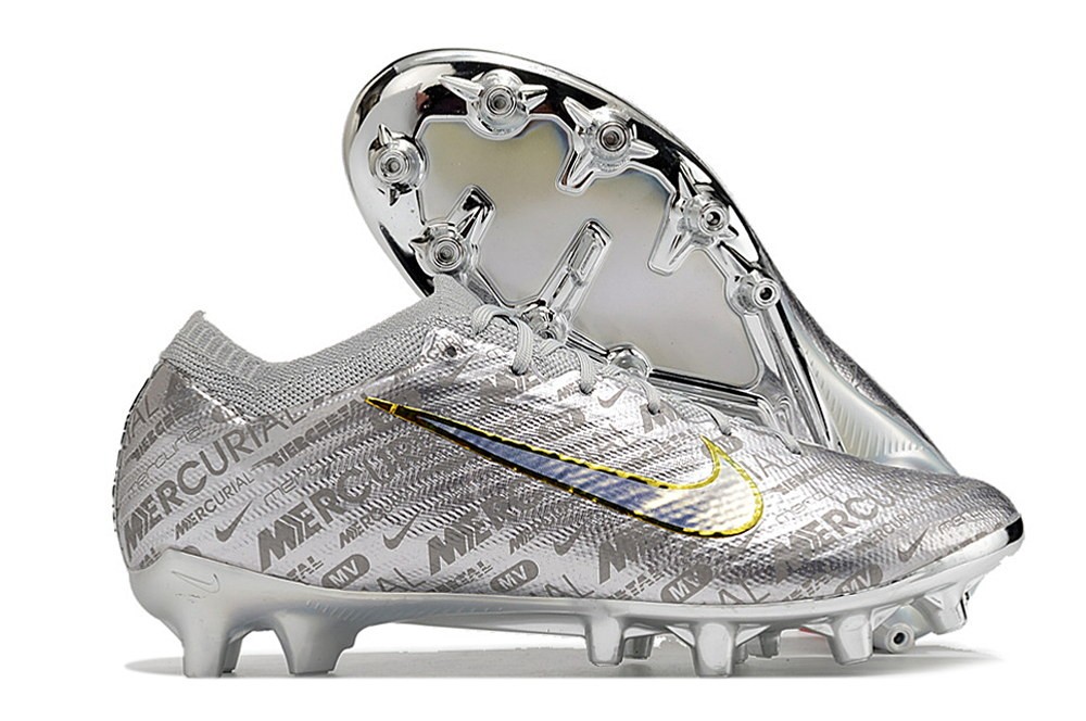Nike Zoom Mercurial Vapor 15 Elite XXV SE AG - Metallic Silver/Gold