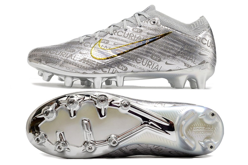 Nike Zoom Mercurial Vapor 15 Elite XXV SE AG - Metallic Silver/Gold