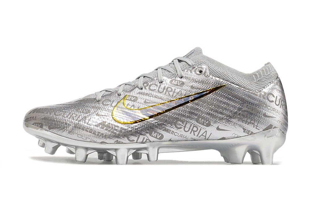 Nike Zoom Mercurial Vapor 15 Elite XXV SE AG - Metallic Silver/Gold
