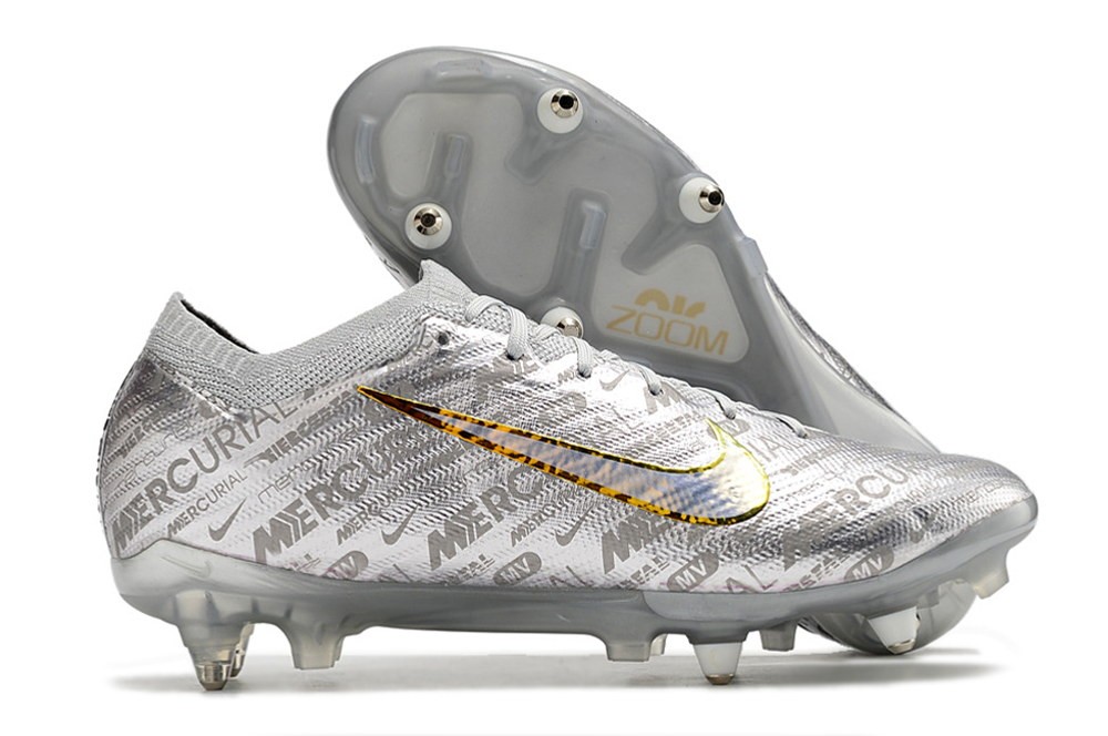 Nike Zoom Mercurial Vapor 15 Elite XXV SE SG-Pro Anti Clog - Metallic Silver/Wolf Grey