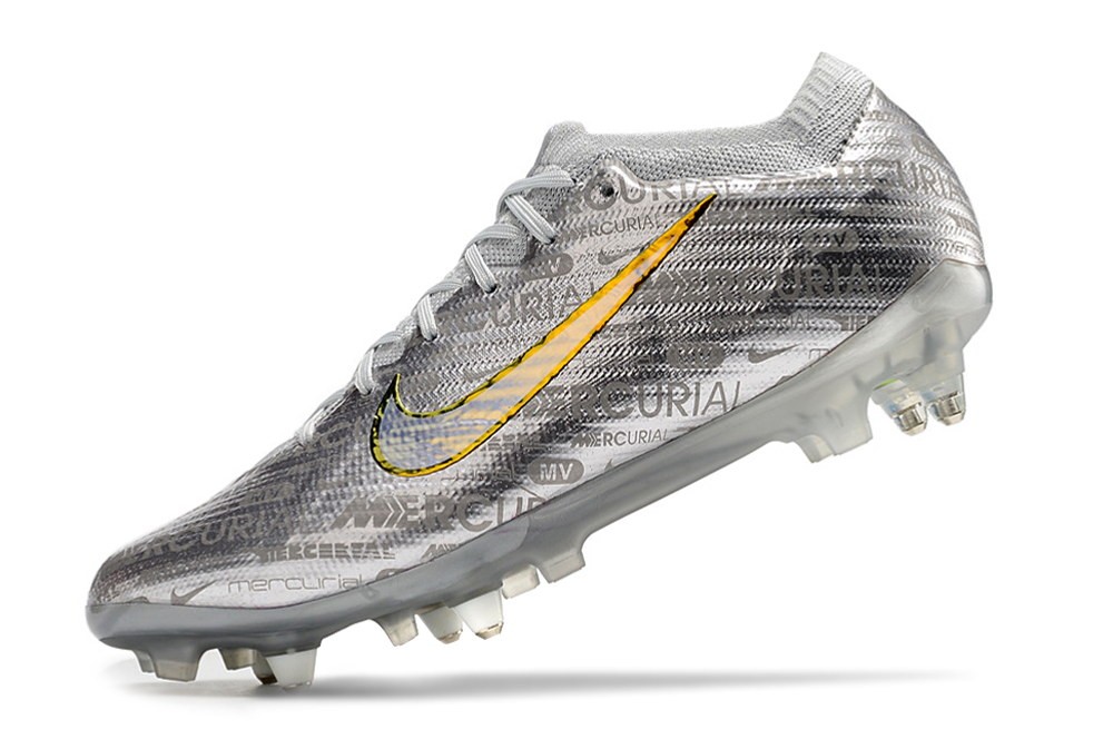 Nike Zoom Mercurial Vapor 15 Elite XXV SE SG-Pro Anti Clog - Metallic Silver/Wolf Grey