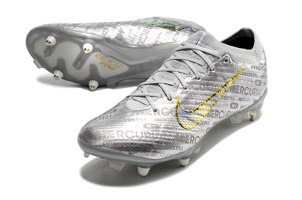 Nike Zoom Mercurial Vapor 15 Elite XXV SE SG-Pro Anti Clog - Metallic Silver/Wolf Grey