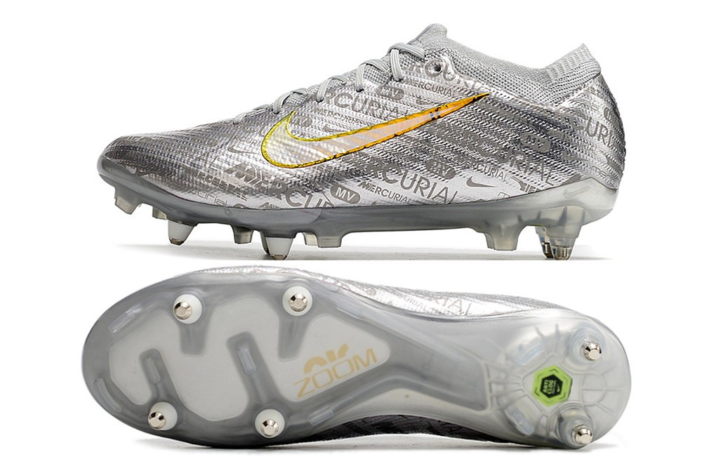 Nike Zoom Mercurial Vapor 15 Elite XXV SE SG-Pro Anti Clog - Metallic Silver/Wolf Grey