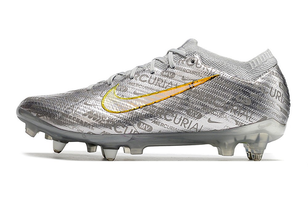 Nike Zoom Mercurial Vapor 15 Elite XXV SE SG-Pro Anti Clog - Metallic Silver/Wolf Grey