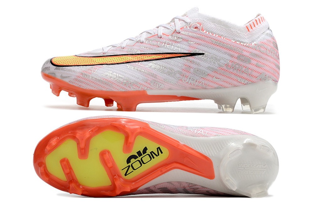 Nike Zoom Mercurial XXV Vapor 15 Elite FG - White/Orange