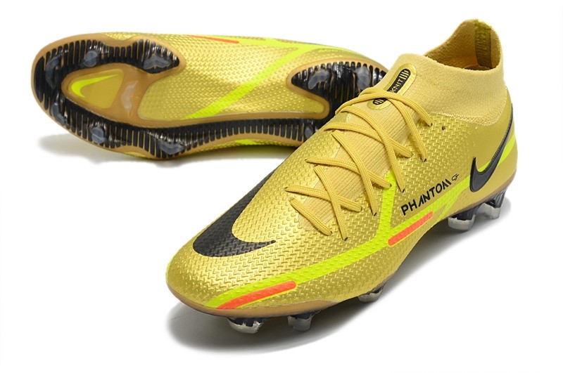 Nike Phantom GT 2 Elite DF FG By You - Gold/Black