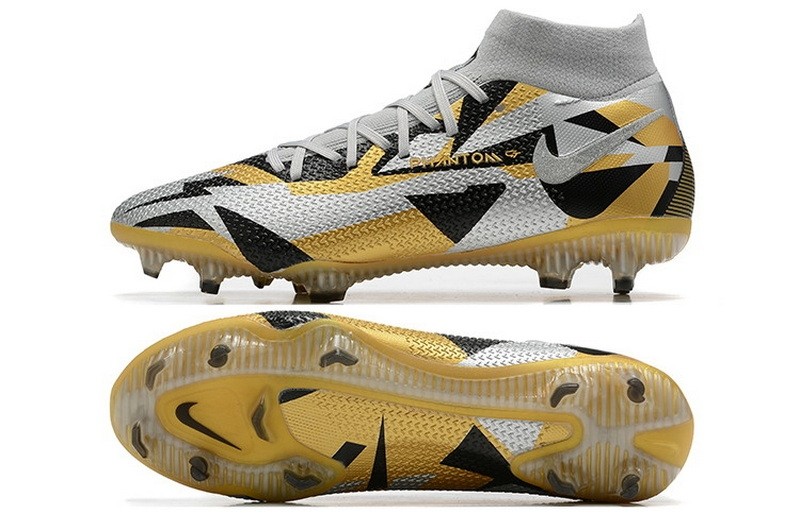 Nike Phantom GT 2 Elite DF Dynamic Fit FG - Grey/Gold/Black