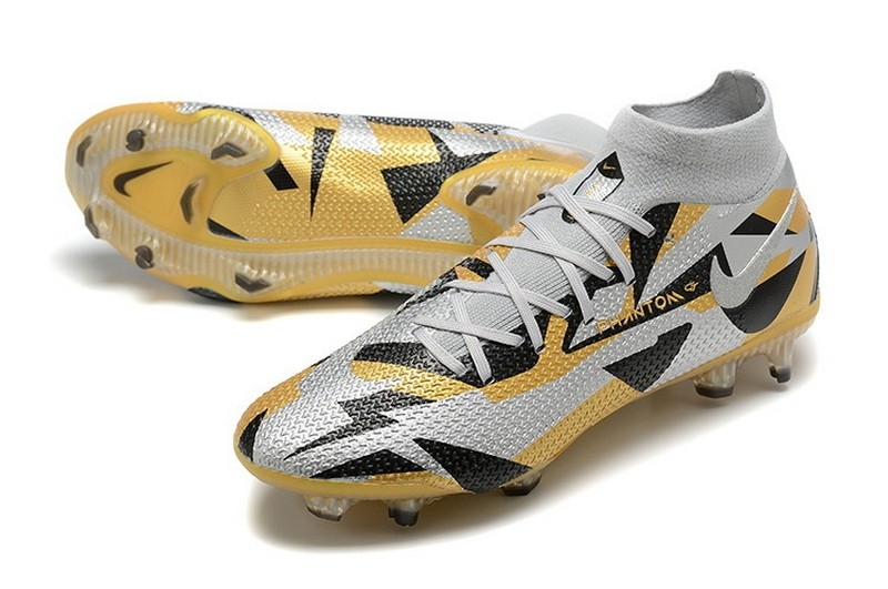 Nike Phantom GT 2 Elite DF Dynamic Fit FG - Grey/Gold/Black
