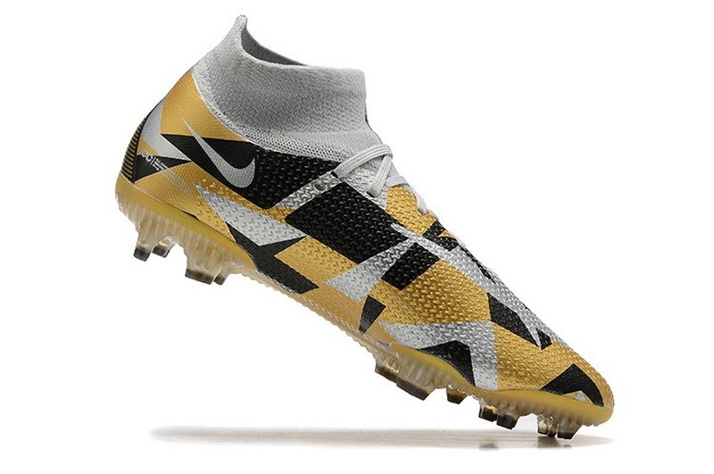 Nike Phantom GT 2 Elite DF Dynamic Fit FG - Grey/Gold/Black