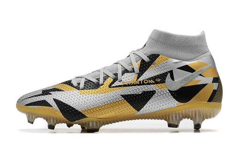 Nike Phantom GT 2 Elite DF Dynamic Fit FG - Grey/Gold/Black