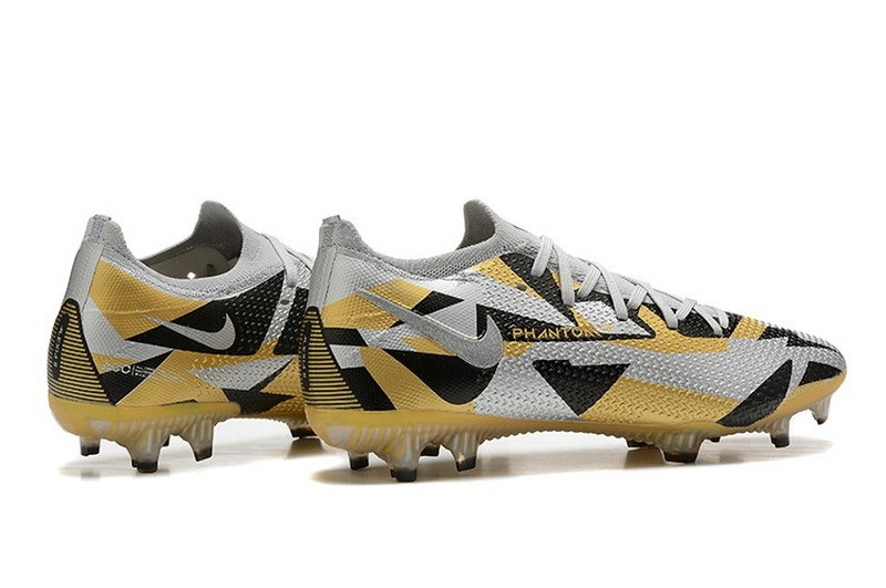 Nike Phantom GT 2 Elite Low-cut FG - Grey/Gold/Black