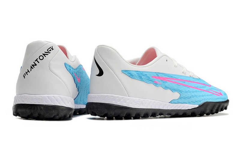 Nike Phantom GX Academy TF Turf Soccer Cleats - Blue/Pink/White
