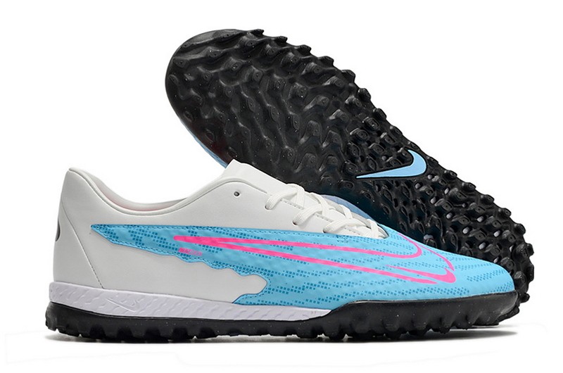 Nike Phantom GX Academy TF Turf Soccer Cleats - Blue/Pink/White
